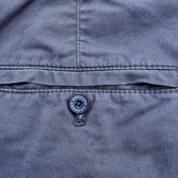 ENGLISH LAUNDRY Mens Pant Straight Leg Soft Flex Waist Blue Midnight Chino 34x30 - Picture 8 of 9